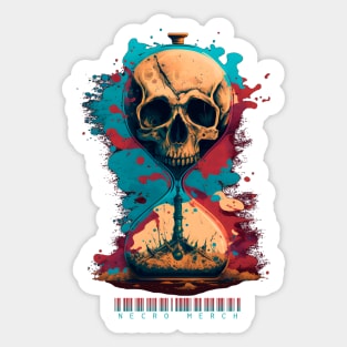 The Hourglass - Necro Merch Sticker